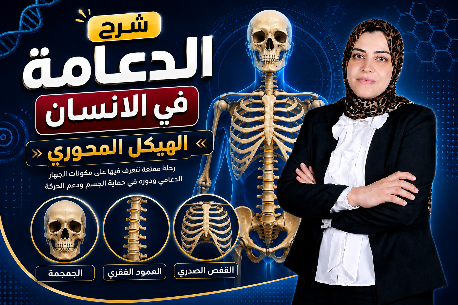 القفص الصدر والجمجمة
